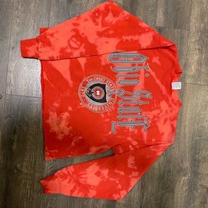 Bleach-dye Ohio State Sweatshirt